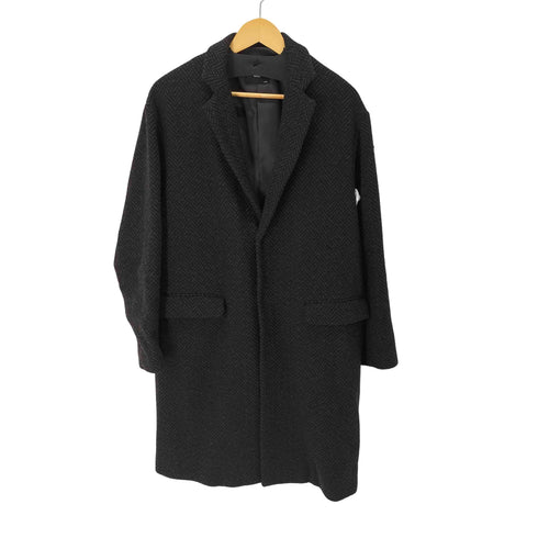 ハレ HARE BISHU 尾州 ヘリンボーン チェスターコート メンズ JPN:L